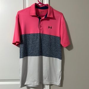 Mens under Armour “the playoff polo” size medium